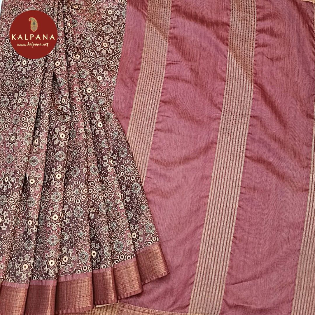 Printed Blended Tussar Silk Saree
