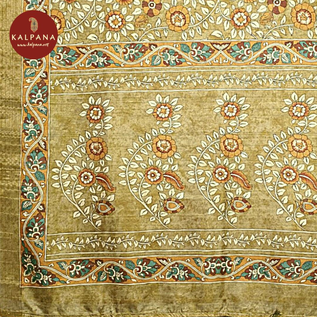 Printed Blended Tussar Silk Saree