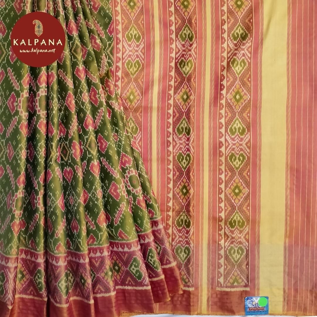 Rust Orange Ikat Handloom Pure Silk Saree with Tissu Border Border. The Palla is Weaving. The Self colored Plain Unstitched Blouse has Zari Border Perfect for Semi Formal Wear in Summer season(s). Dry Clean Only.
Saree 5.4 mts
Blouse 0.8 mts
Country Of Origin:India
Weight: 400 gms