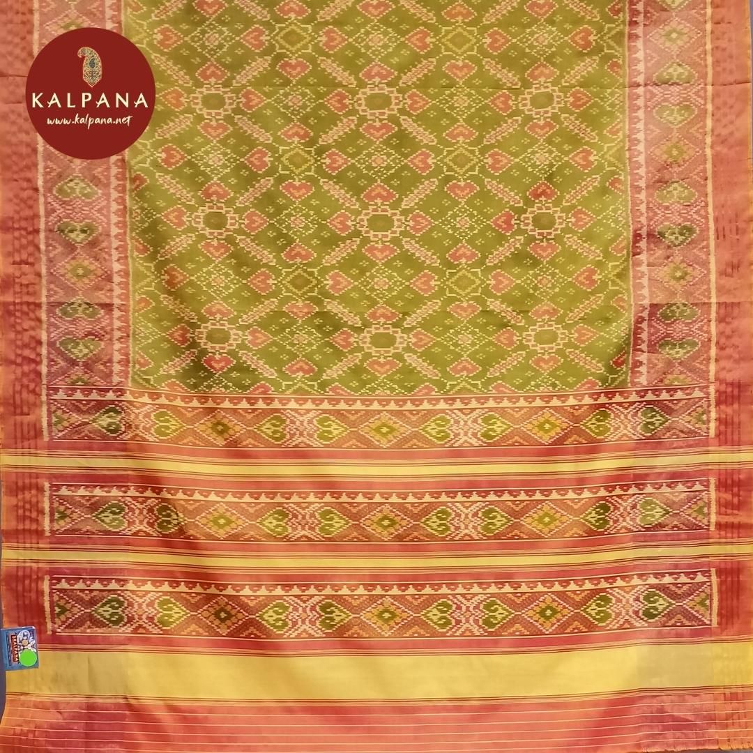 Ikat Handloom Pure Silk Saree