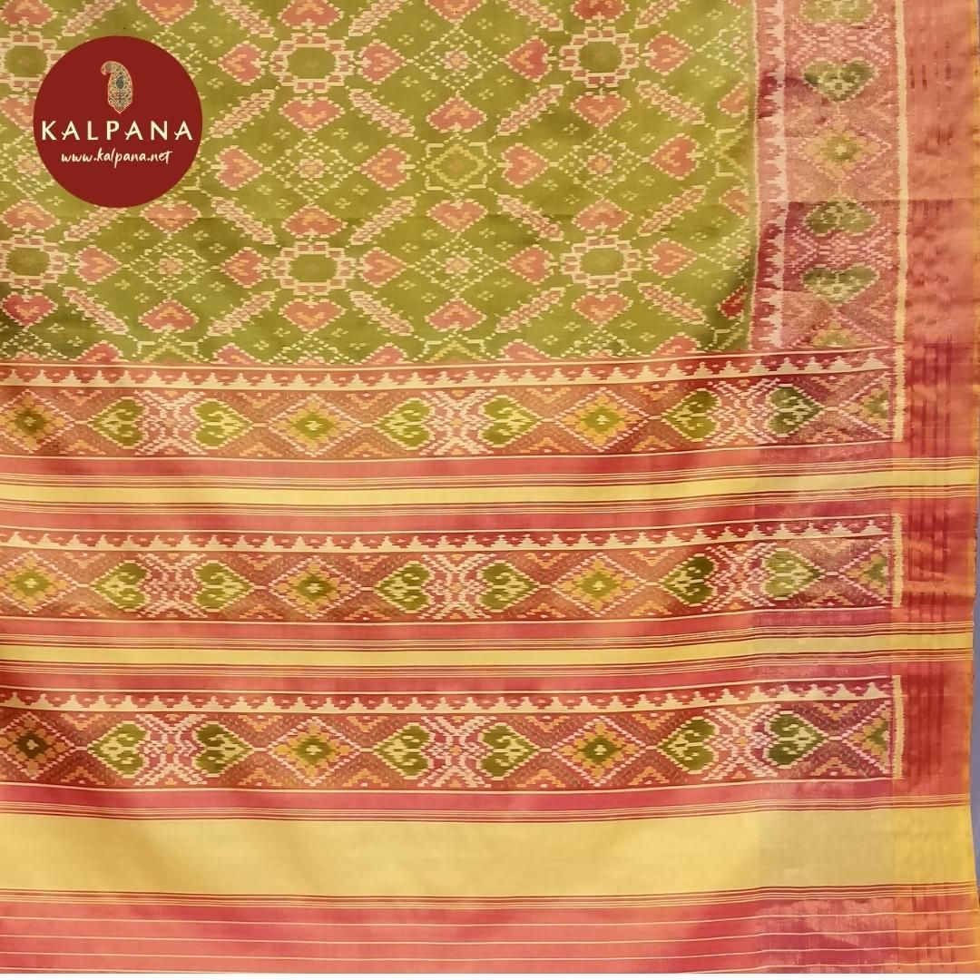 Ikat Handloom Pure Silk Saree