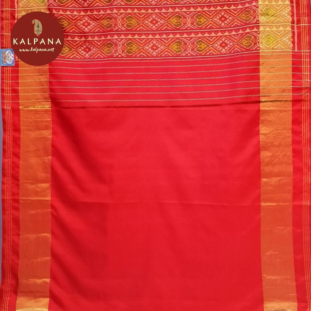 Ikat Handloom Pure Silk Saree
