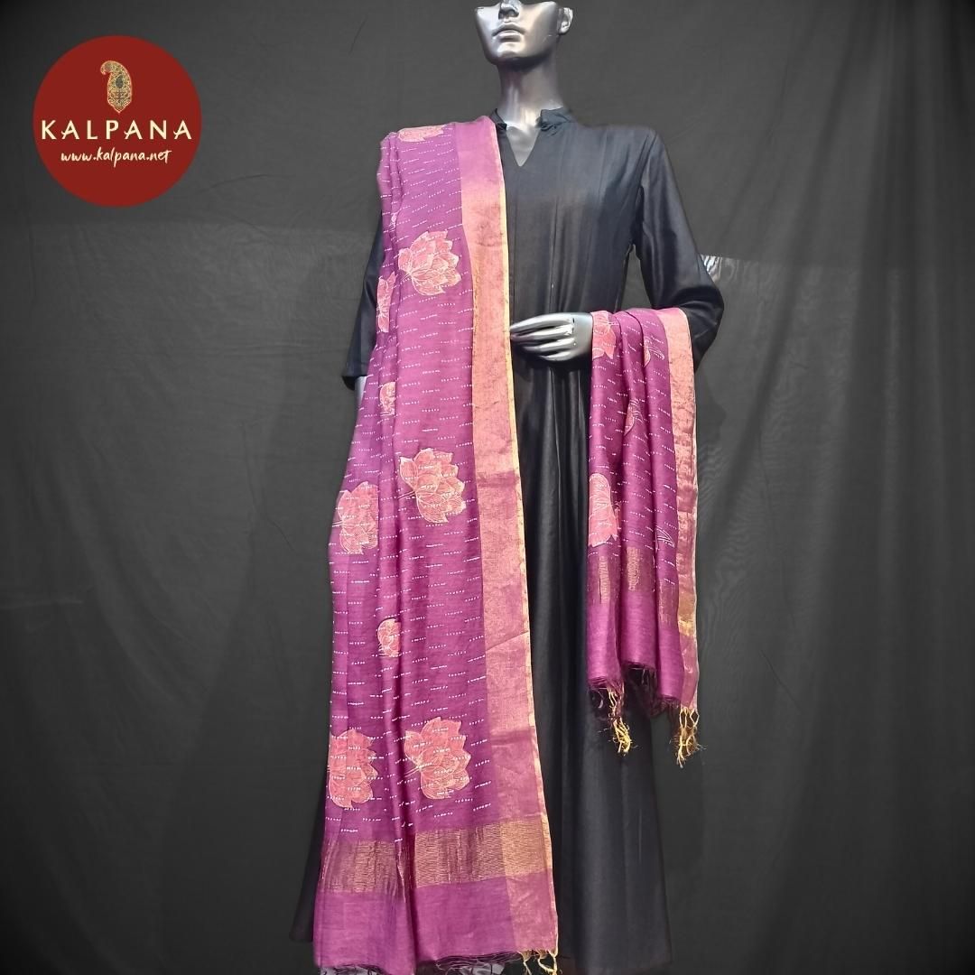 All Over Print Printed Pure Tussar Silk Dupatta