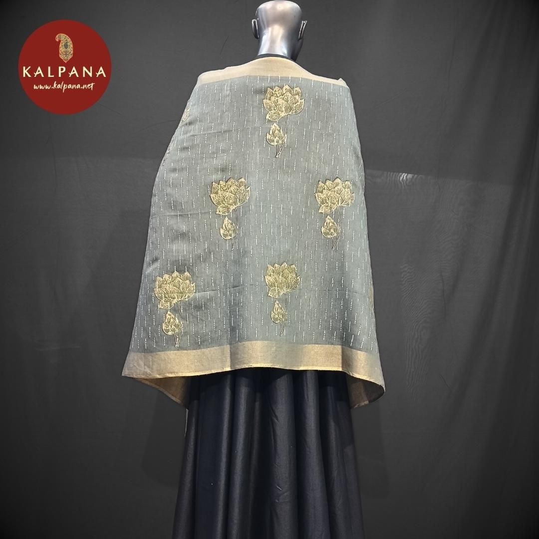 Grey All Over Print Printed Pure Tussar Silk Dupatta with Self Border. The Palla is Printed. Perfect for Semi Formal Wear in Summer season(s). Dry Clean Only.
Length: 2.4 mts
Country Of Origin:India
Weight: 200 gms