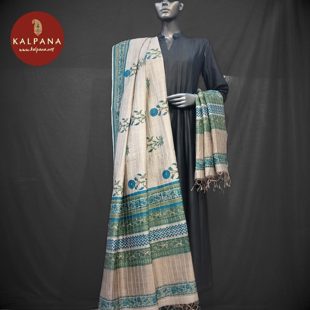 Handloom Pure Tussar Silk Dupatta