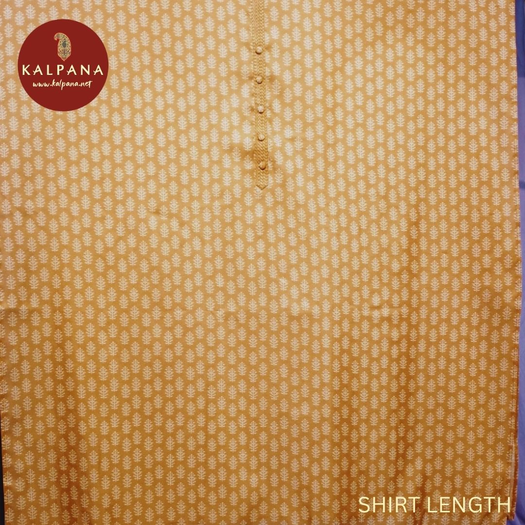 Printed Blended SICO Cotton Unstitched Suit
