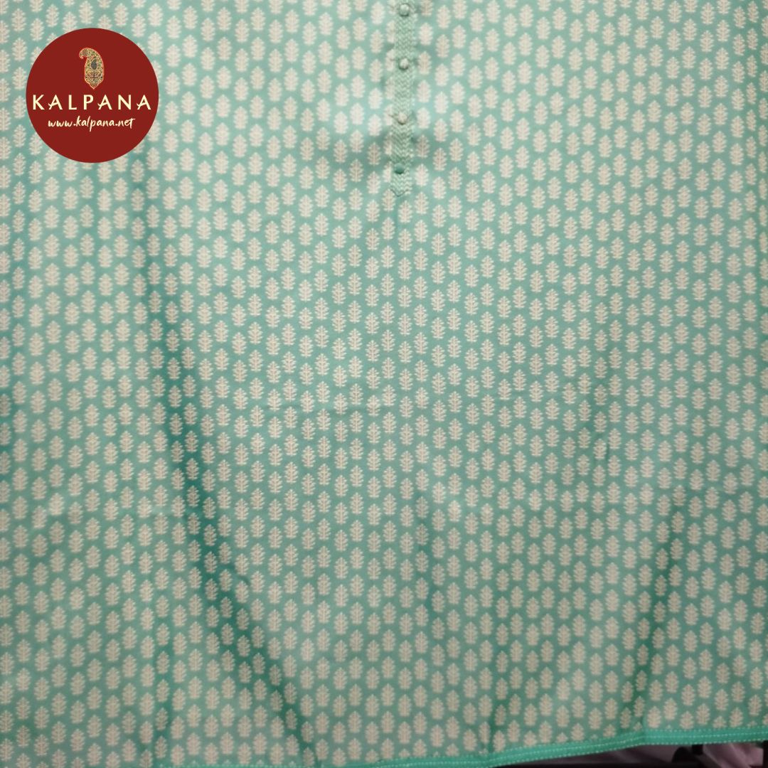 Printed Blended SICO Cotton Unstitched Suit