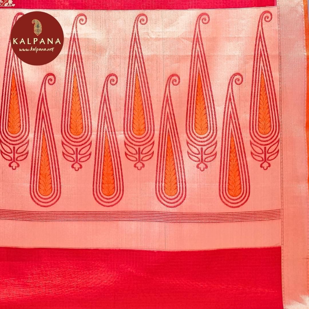 Embroidery Blended SICO Cotton Saree