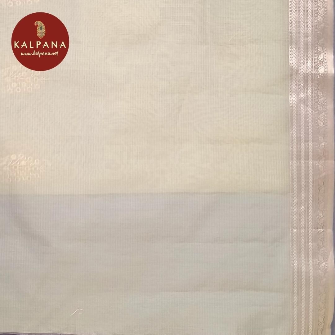 Banarasi Embroidery Blended Cotton Saree - Kalpana