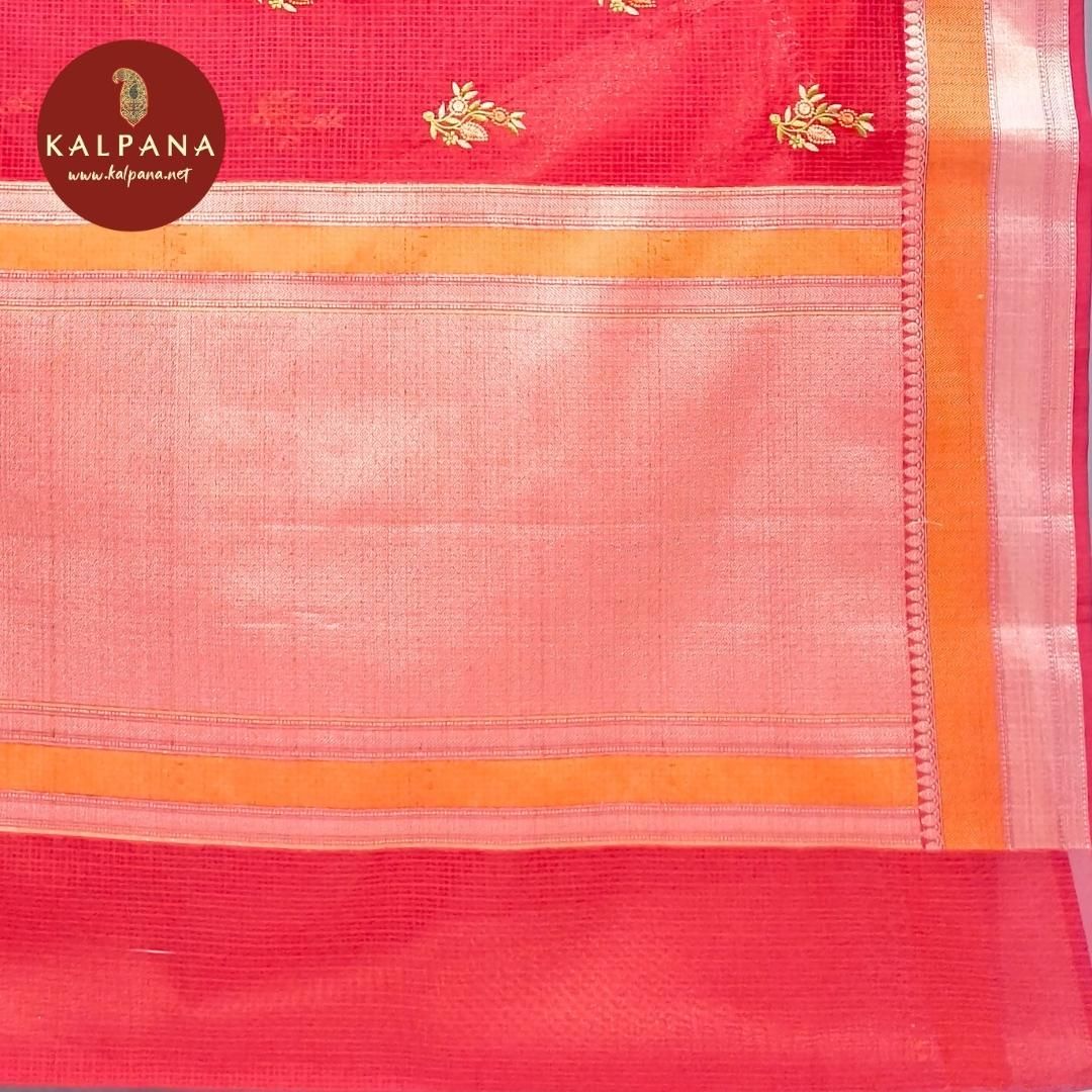 Embroidery Blended SICO Cotton Saree