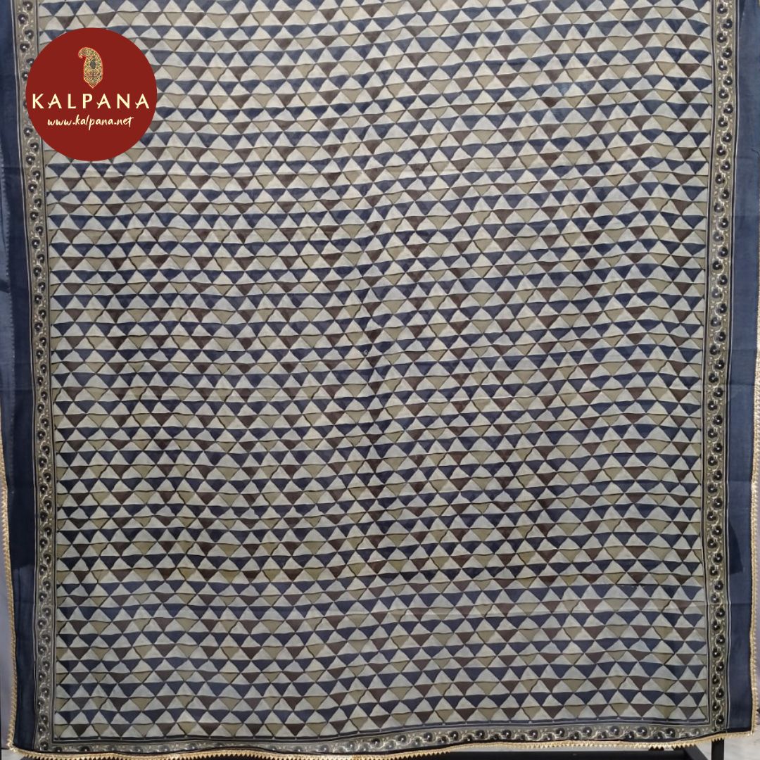 Printed Pure Cotton Unstitched Suit - Kalpana