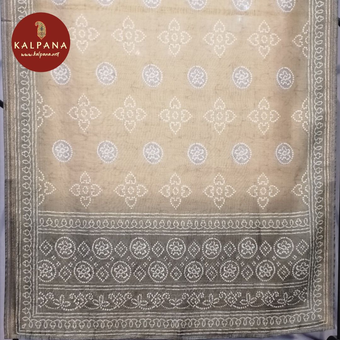 Bandhani Printed Blended SICO Cotton Unstitched Suit - Kalpana