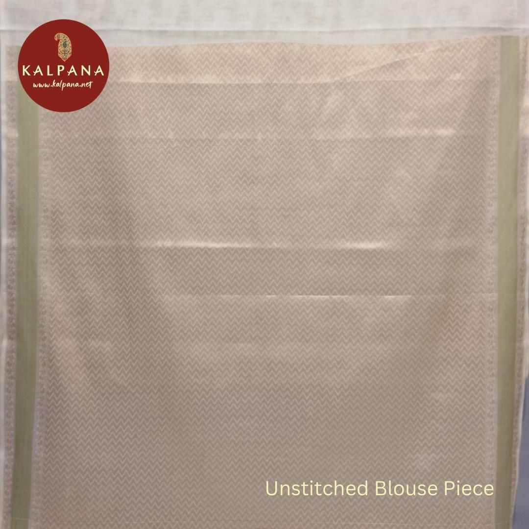 Banarasi Woven Blended SICO Cotton Saree - Kalpana