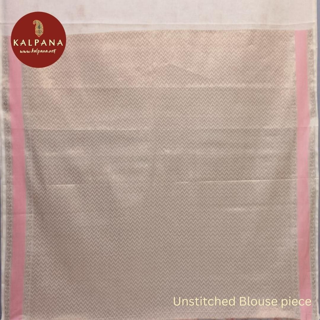 Banarasi Woven Blended SICO Cotton Saree - Kalpana