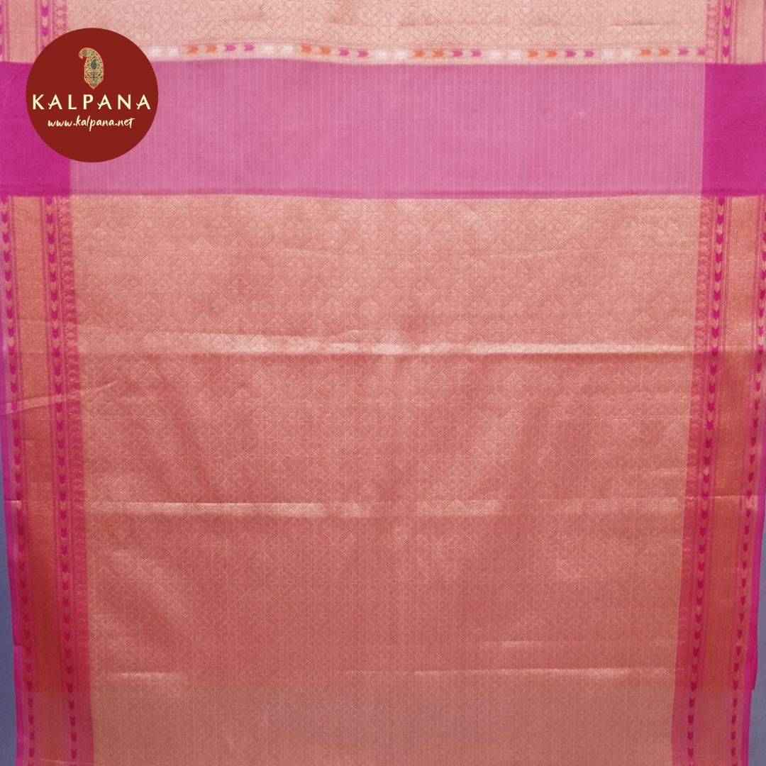 Banarasi Woven Blended SICO Cotton Saree - Kalpana