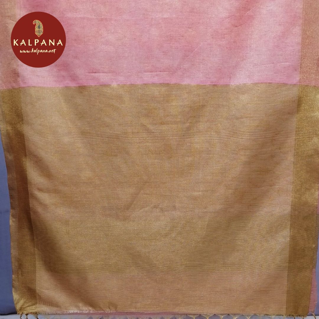 Banarasi Embroidered Blended SICO Cotton Saree - Kalpana