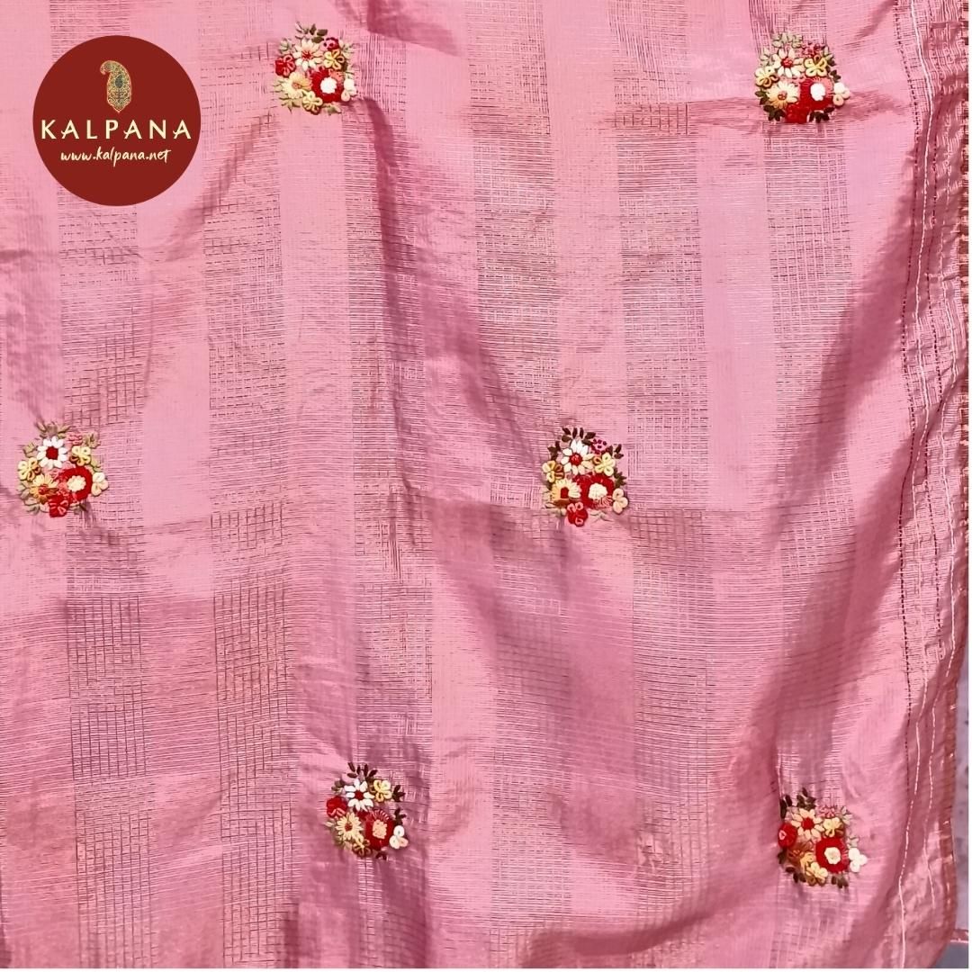 Embroidery Blended Silk Kota Saree