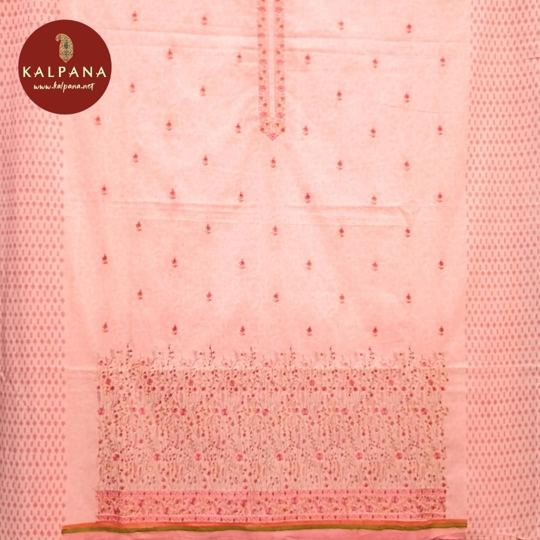 Resham work Embroidery Pure Cotton Unstitched Suit
