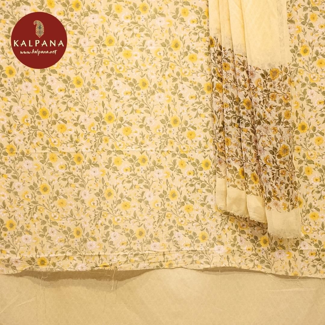 All Over Print Printed Pure Cotton Unstitched Suit