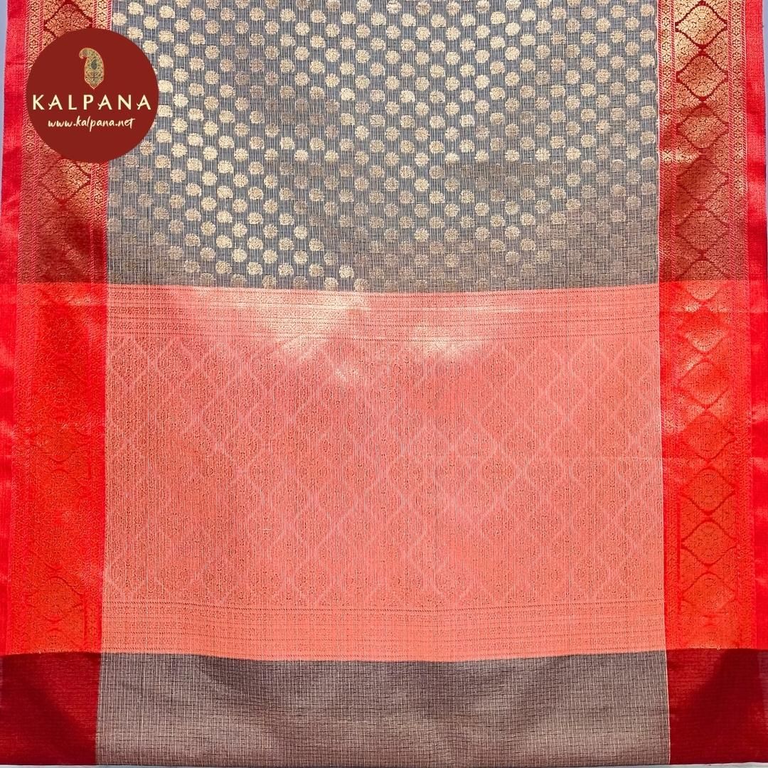 Banarasi Woven Blended Silk Kota Saree