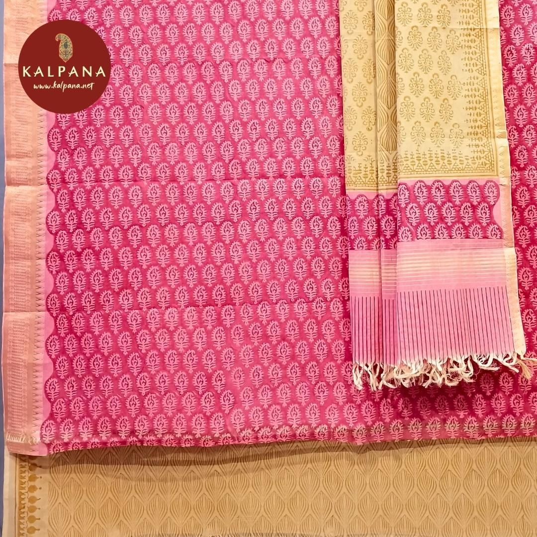 All Over Print Printed Pure Cotton Unstitched Suit
