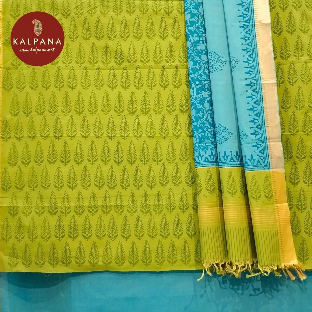 All Over Print Printed Pure Cotton Unstitched Suit