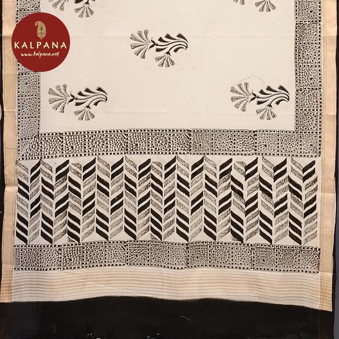 All Over Print Printed Pure Cotton Unstitched Suit - Kalpana