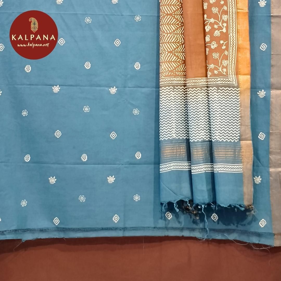 All Over Print Printed Pure Cotton Unstitched Suit