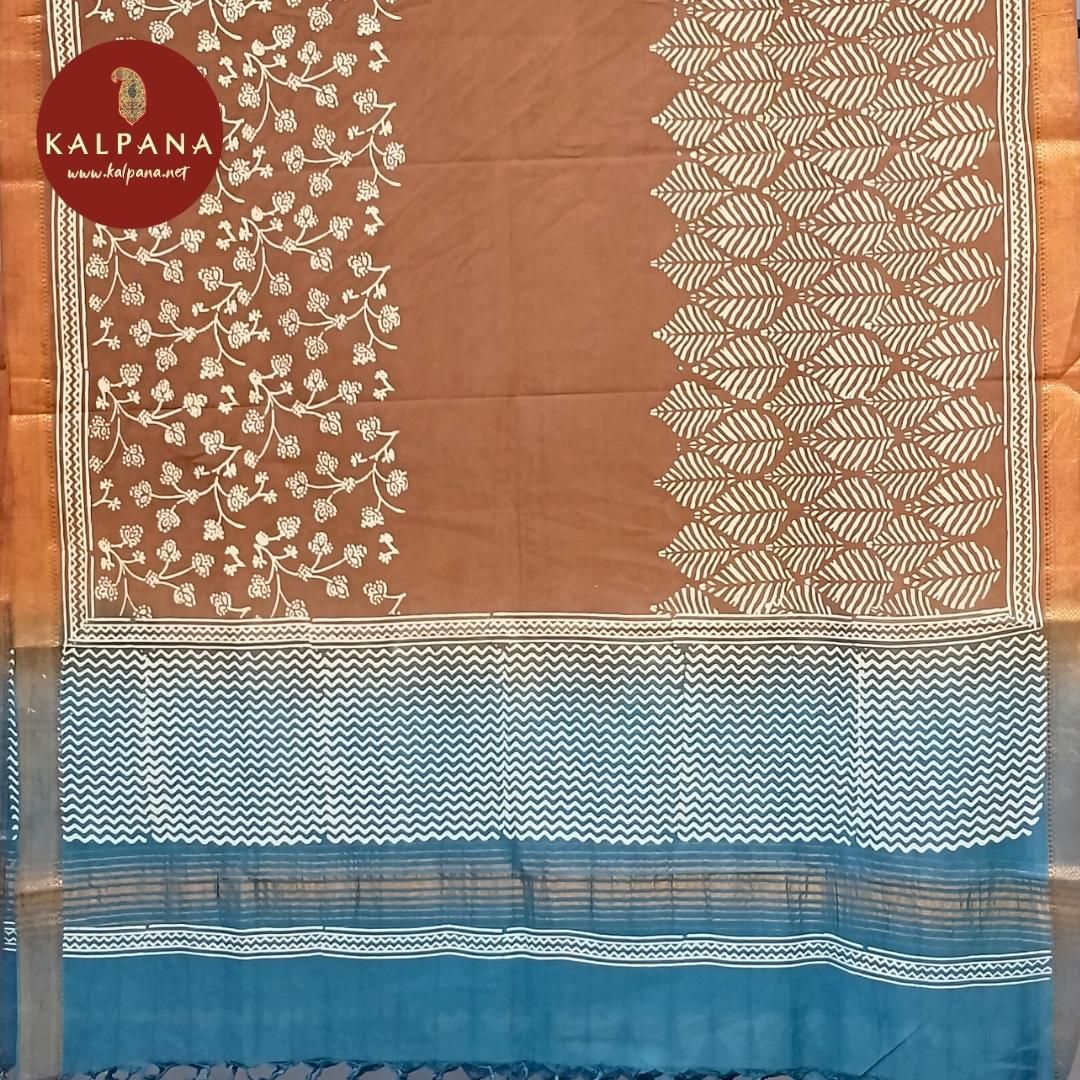 All Over Print Printed Pure Cotton Unstitched Suit - Kalpana