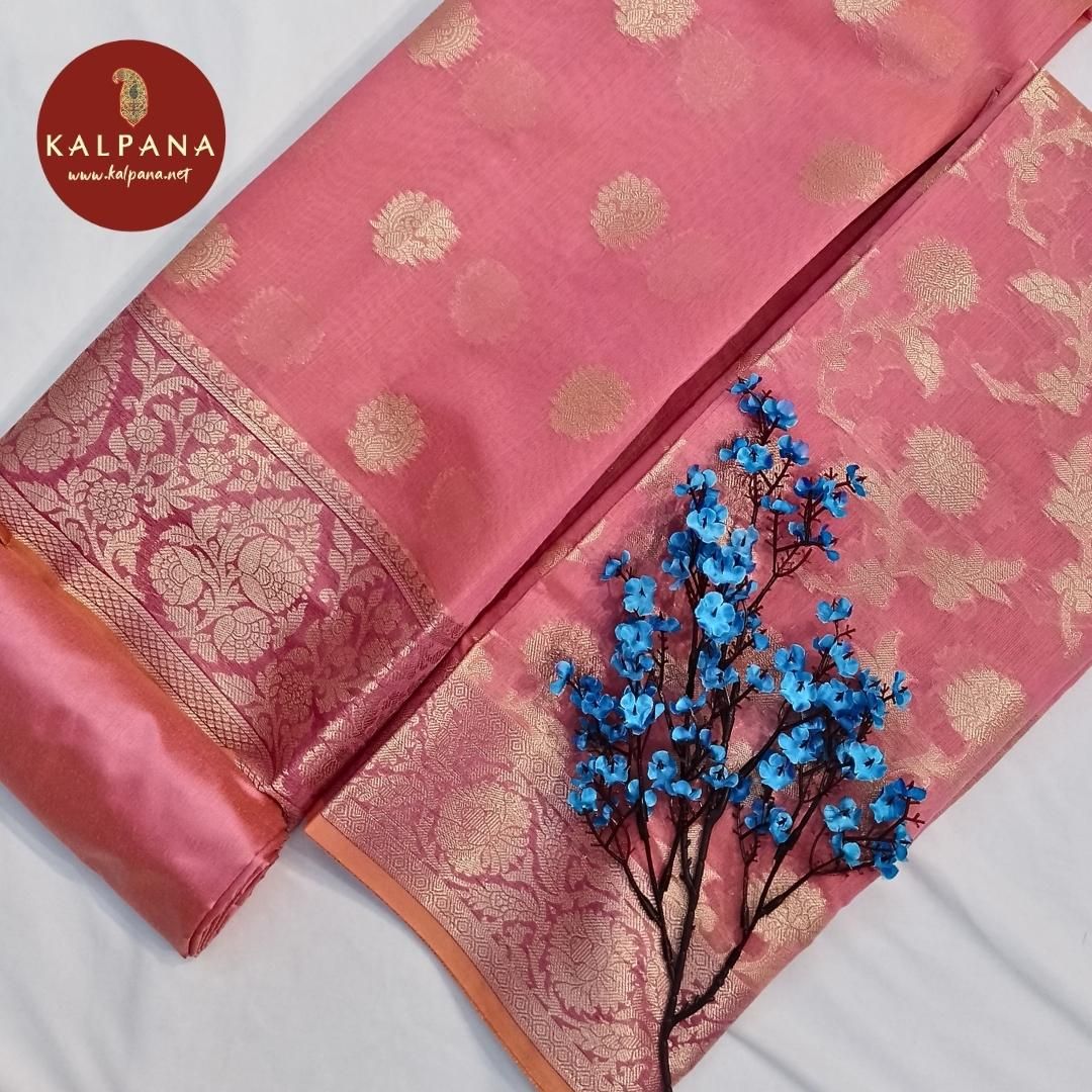 Shirt: HotPink Coloured Woven Blended SICO Cotton Unstitched Suit with All Over Woven Texture and Woven Zari Border..
Dupatta: Self Matched Hot Pink Pink Color Woven Zari SICO Cotton Dupatta with Zari Border.
Salwar: Hot Pink Pink SICO Cotton.
Perfect for Semi Formal Wear.
Recommended for Autumn & Winter season(s). Dry Clean Only
Shirt Fabric: 2.5 mts
Salwar Fabric: 2.4 mts
Dupatta: 2.4 mts
Country Of Origin:India
Weight: 500 gms