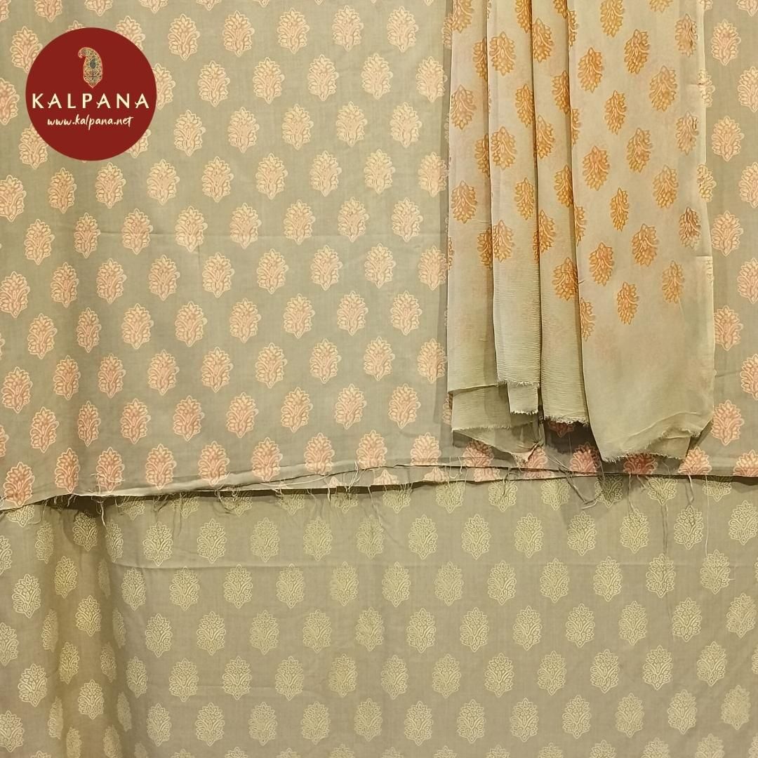 Printed Pure Cotton Unstitched Suit