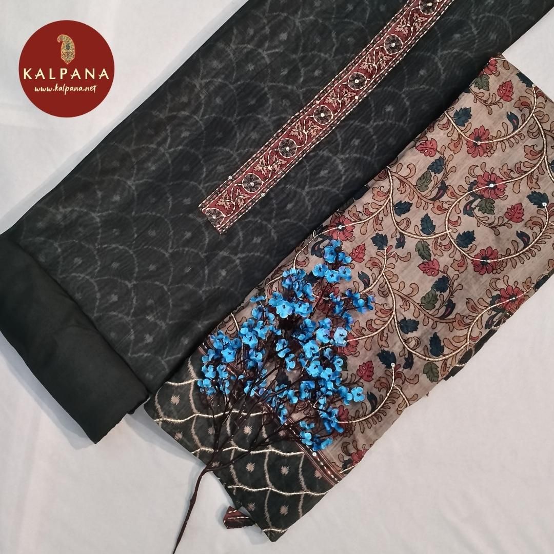 Shirt: DarkGreen Coloured Embroidery Blended SICO Cotton Unstitched Suit with All Over Plain with Embroidery and Embroidered Border..
Dupatta: Contrast Matched Green Color Printed SICO Cotton Dupatta with Printed Palla & Border.
Salwar: Green SICO Cotton.
Perfect for Semi Formal Wear.
Recommended for Autumn & Winter season(s). Dry Clean Only
Shirt Fabric: 2.5 mts
Salwar Fabric: 2.4 mts
Dupatta: 2.4 mts
Country Of Origin:India
Weight: 500 gms