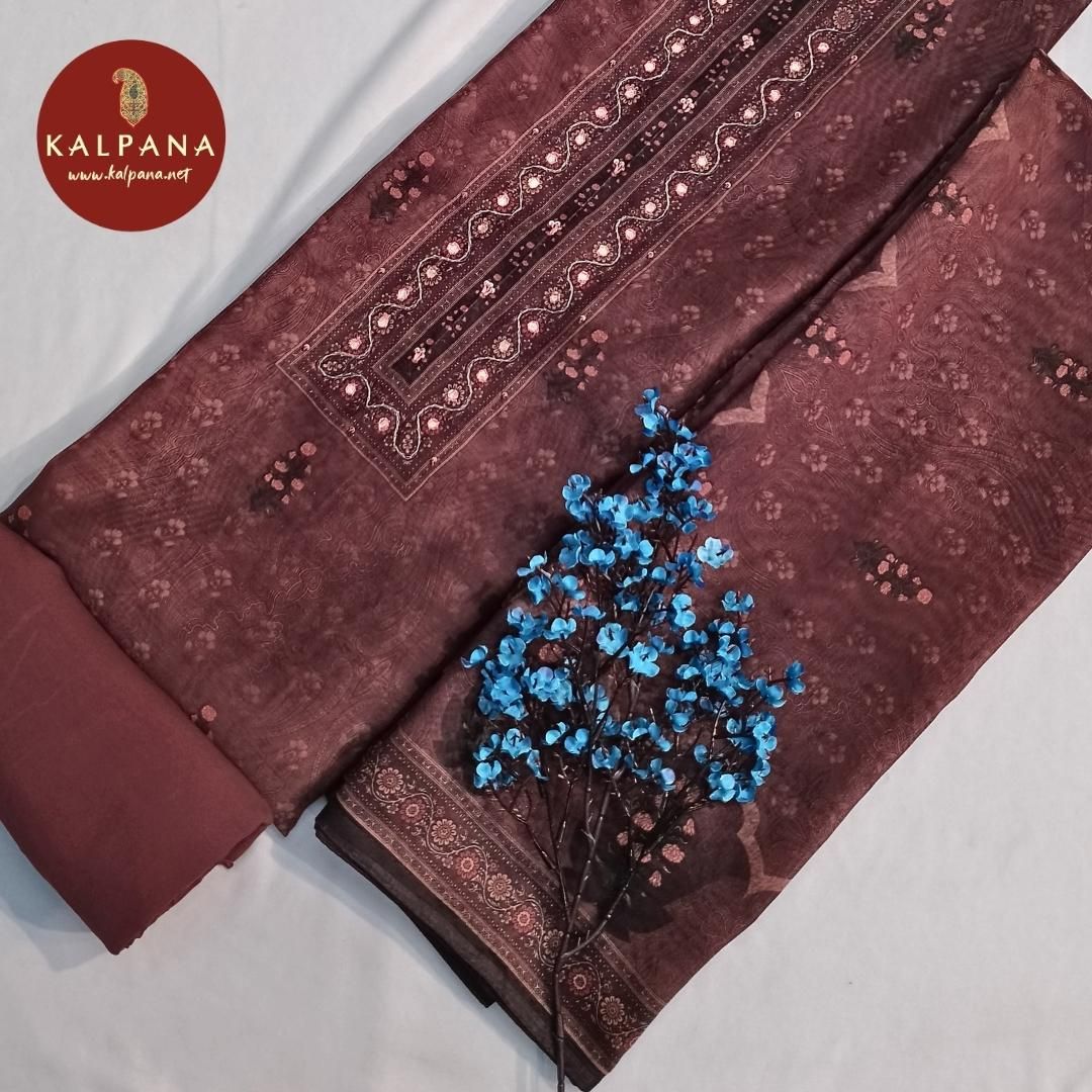 Shirt: Maroon Coloured Embroidery SICO Cotton Unstitched Suit.
Dupatta: Maroon Color Printed SICO Cotton Border.
Bottom: Maroon SICO Cotton Bottom.
Perfect for Semi,Formal,Wear.
Recommended for winter season(s). Dry Clean Only
Shirt Fabric: 2.5 mts
Salwar Fabric: 2.4 mts
Dupatta: 2.4 mts
Country Of Origin:India
Weight: 500 gms