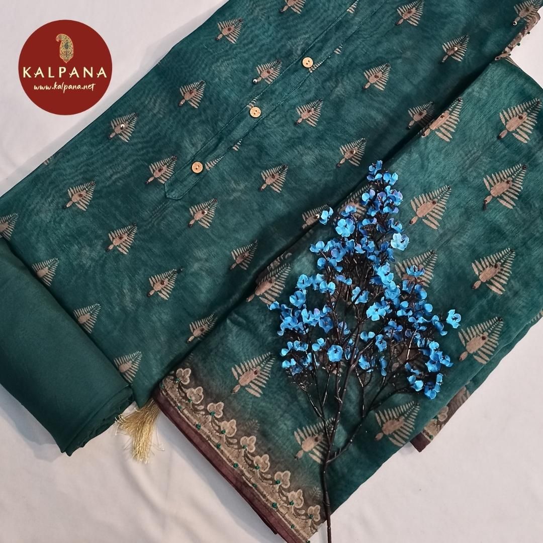 Shirt: Dark Green Coloured Embroidery SICO Cotton Unstitched Suit.
Dupatta: Dark Green Color Printed SICO Cotton Border.
Bottom: Dark Green SICO Cotton Bottom.
Perfect for Semi,Formal,Wear.
Recommended for winter season(s). Dry Clean Only
Shirt Fabric: 2.5 mts
Salwar Fabric: 2.4 mts
Dupatta: 2.4 mts
Country Of Origin:India
Weight: 500 gms