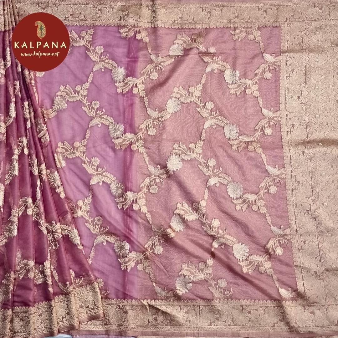 Woven Blended Organza Saree