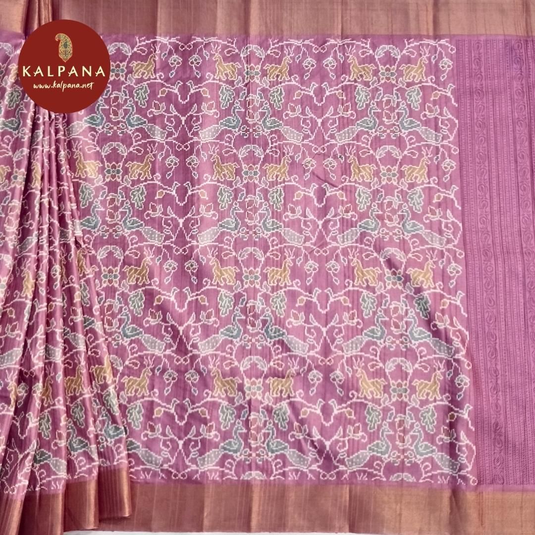 Printed Blended Tussar Silk Saree