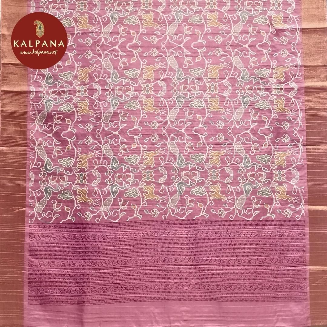 Printed Blended Tussar Silk Saree