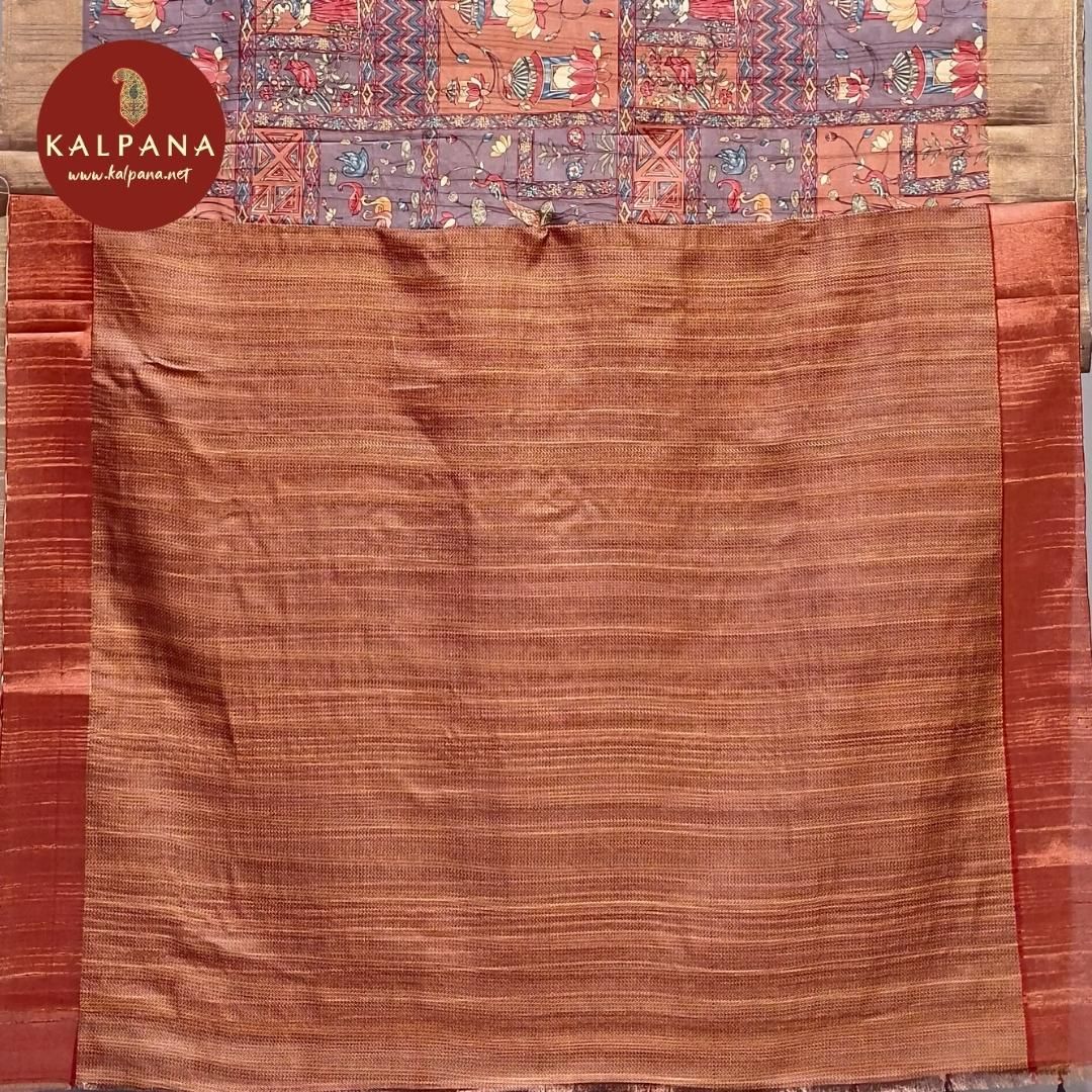 Printed Blended Tussar Silk Saree