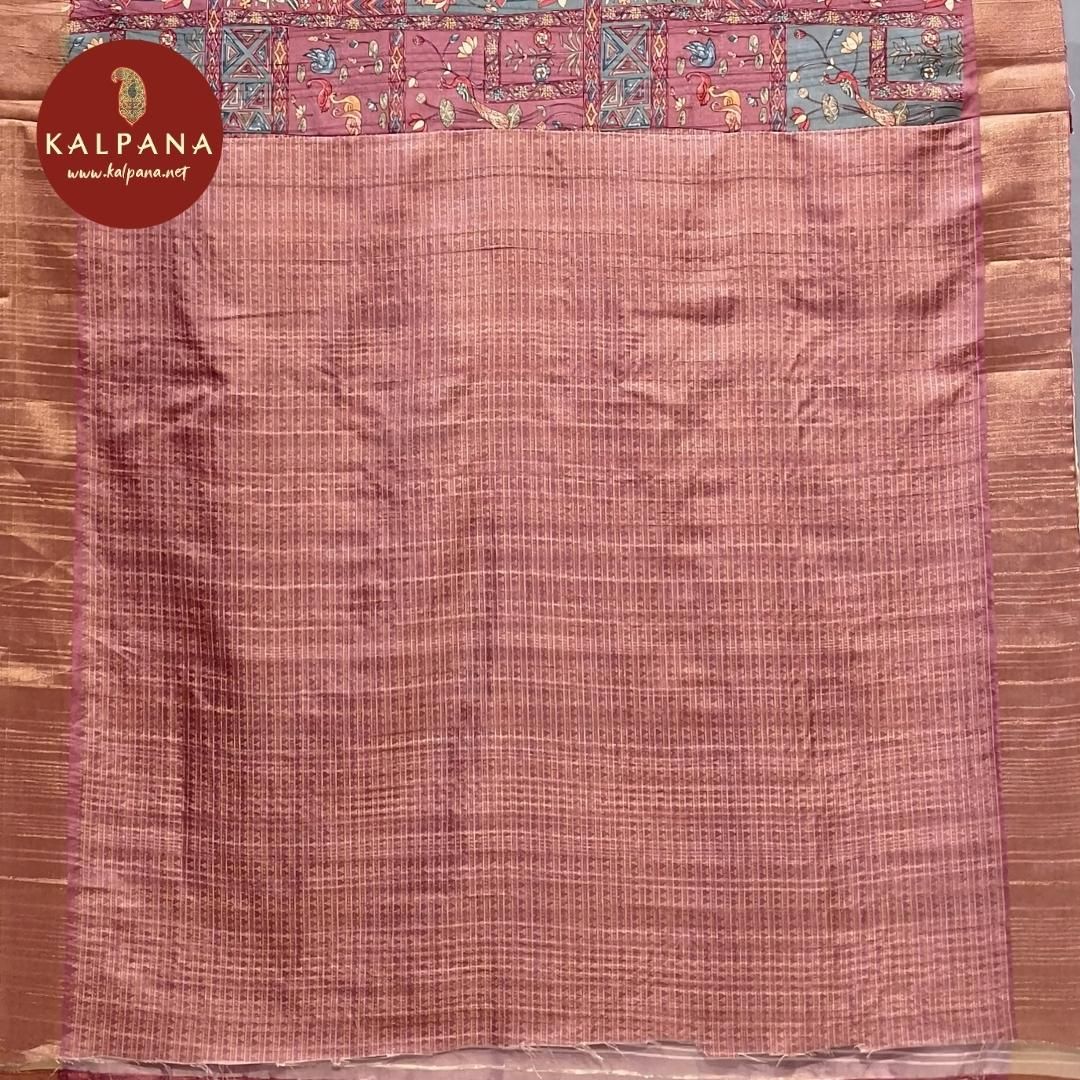 Printed Blended Tussar Silk Saree
