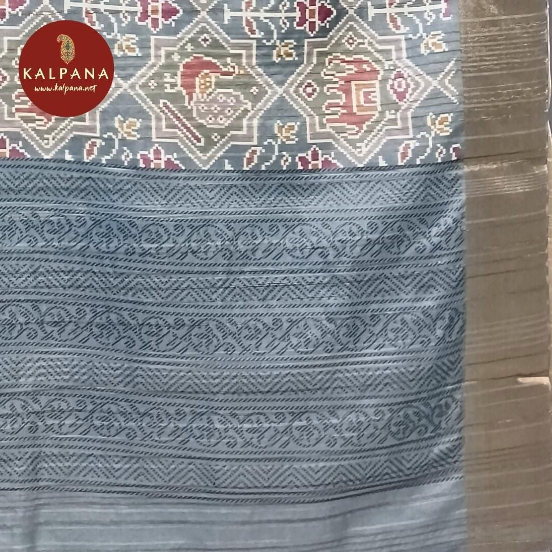 Printed Blended Tussar Silk Saree