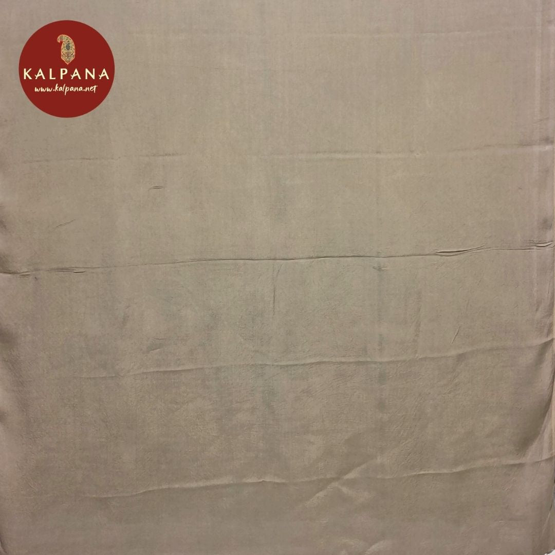 Embroidery Blended Tussar Unstitched Suit