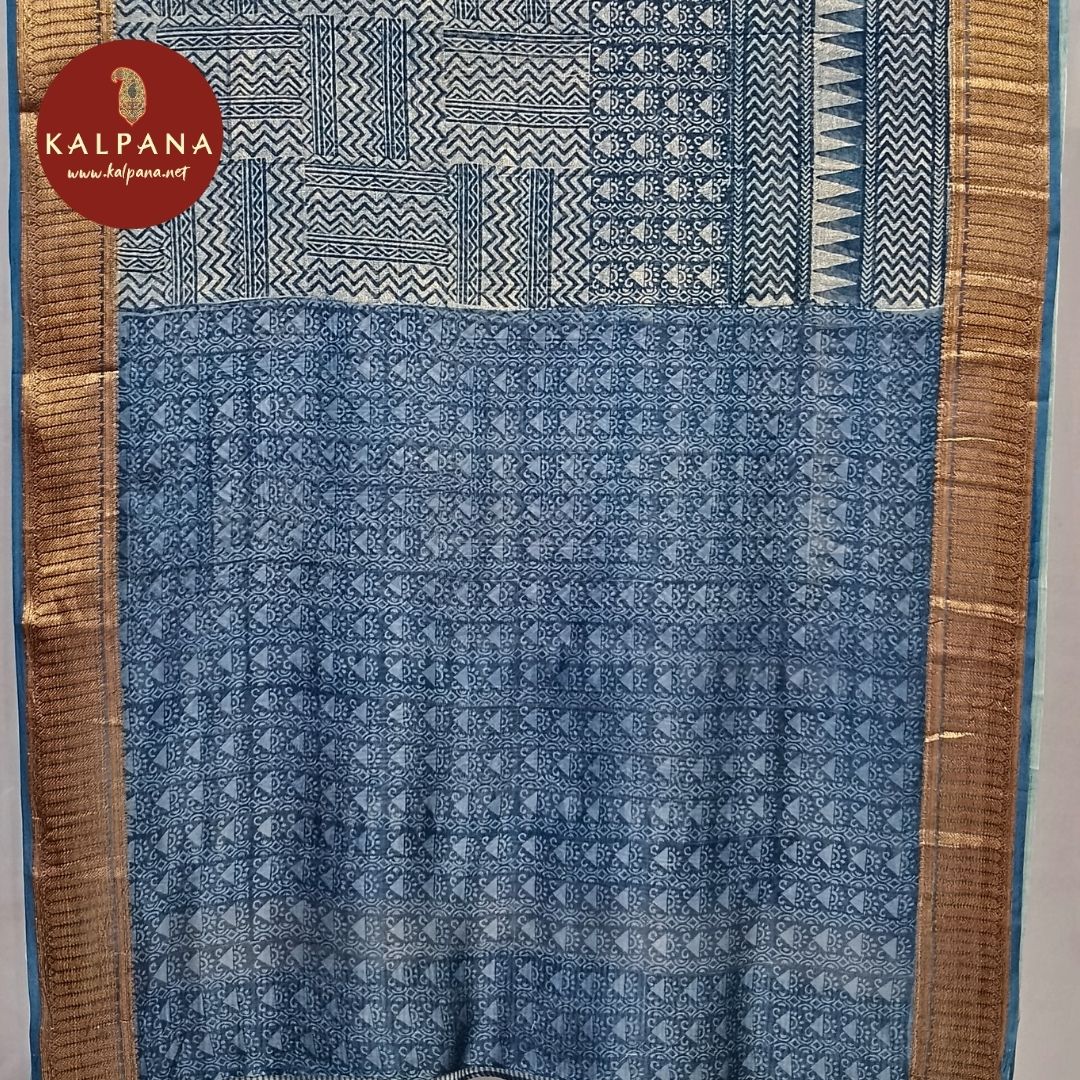 Printed Blended SICO Cotton Saree