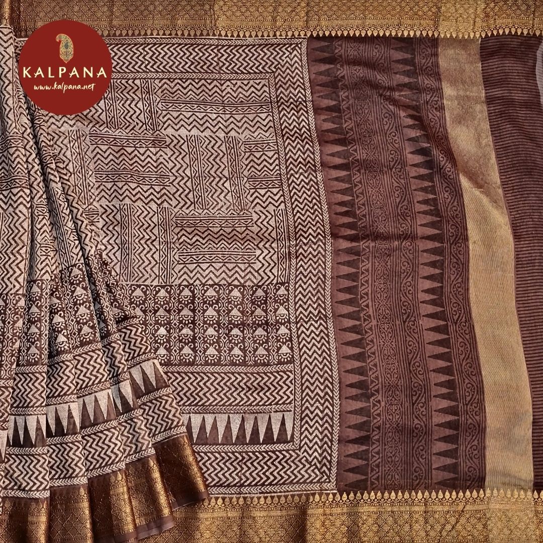 Printed Blended SICO Cotton Saree