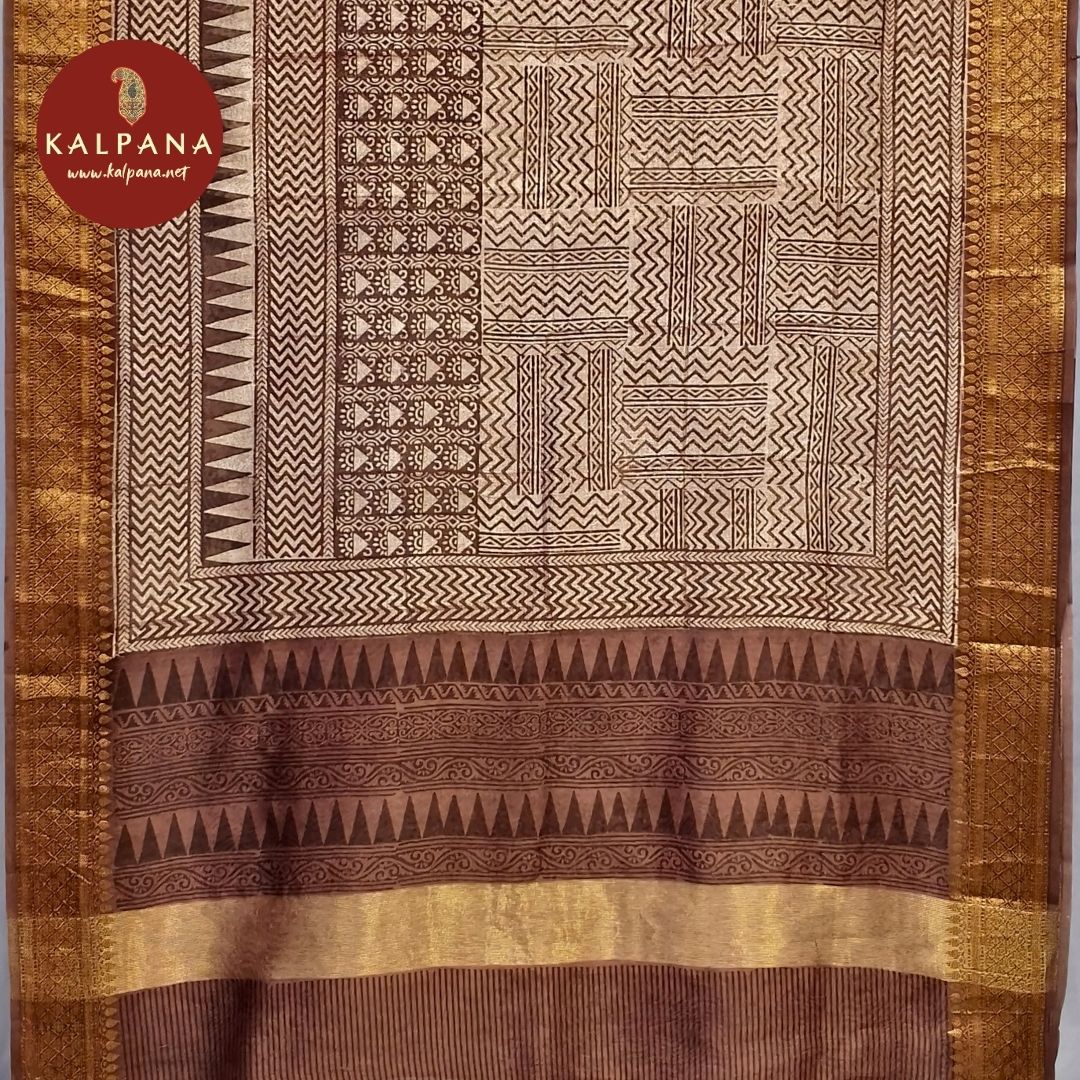 Printed Blended SICO Cotton Saree