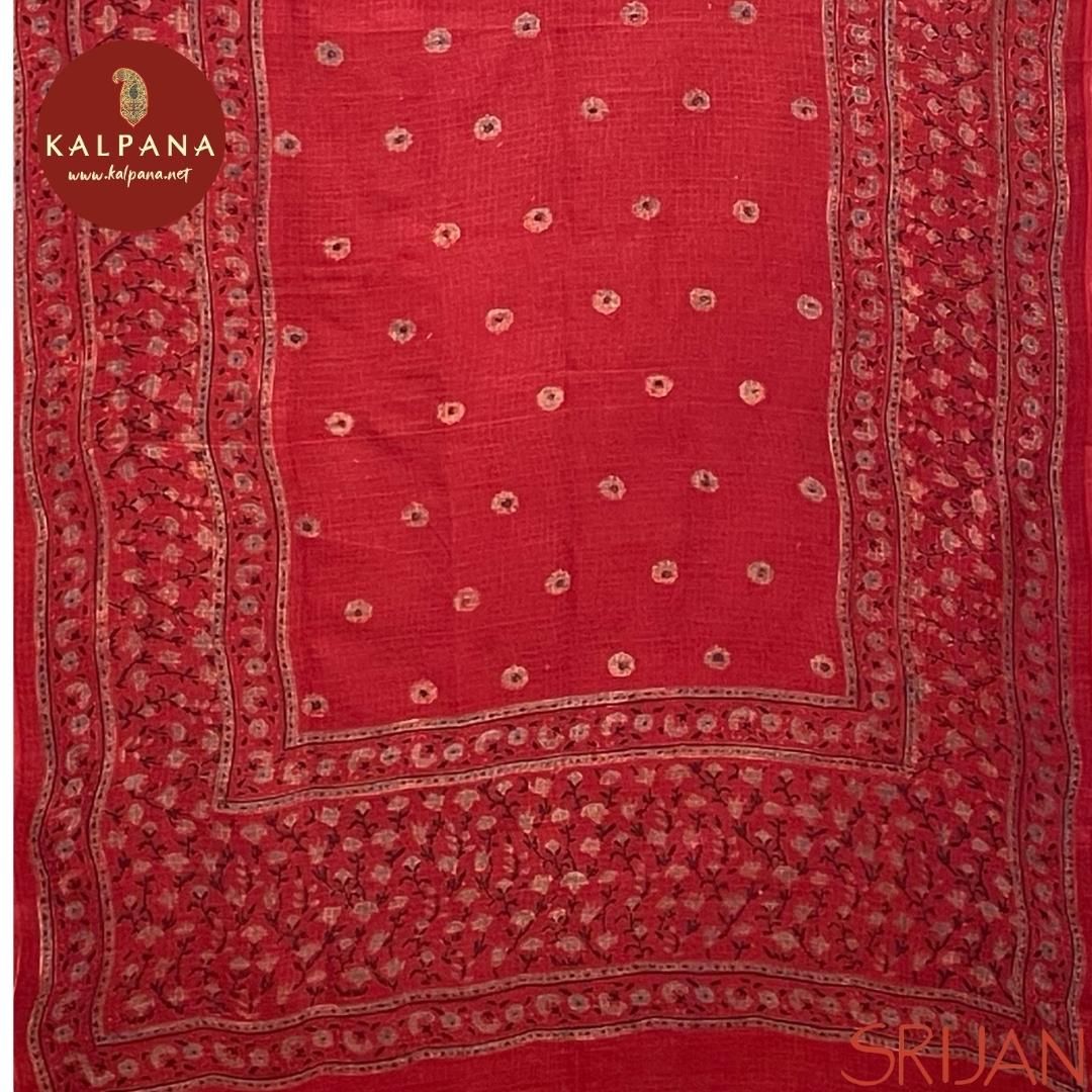 Ajrakh Small Kalidaar Pure Cotton Salwar Kameez - Kalpana