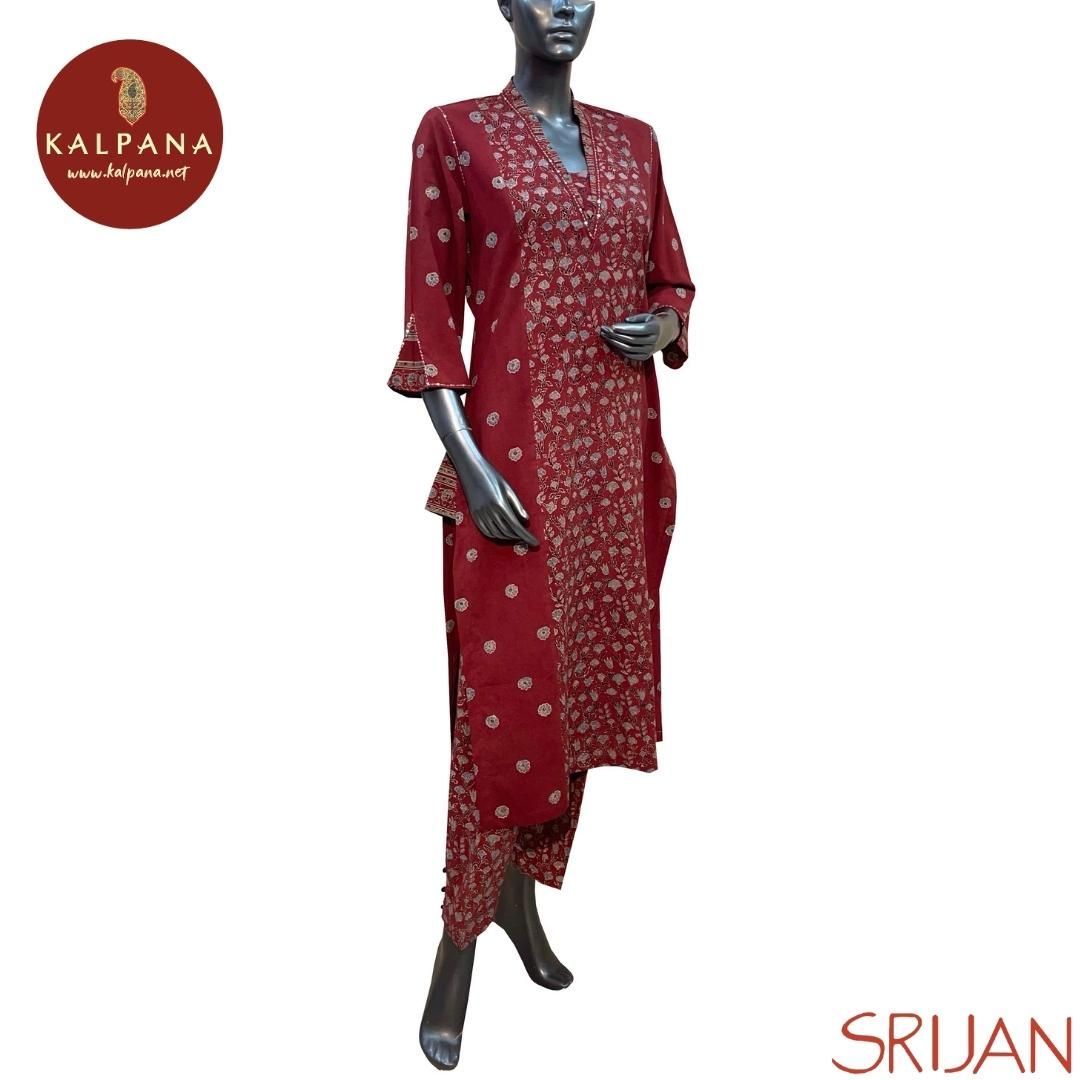 Ajrakh Princess Line Pure Cotton Co-ord Set