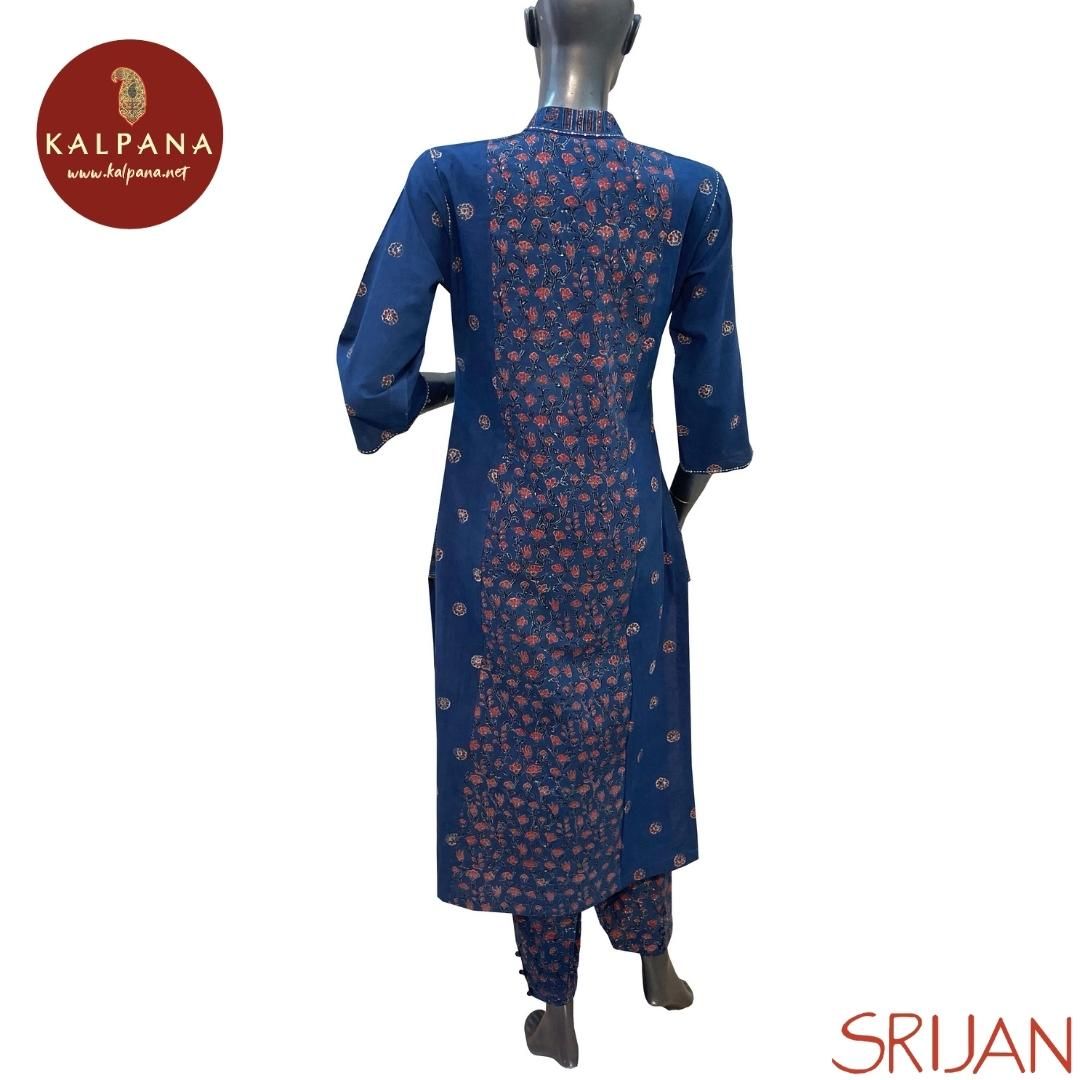 Ajrakh Princess Line Pure Cotton Co-ord Set - Kalpana