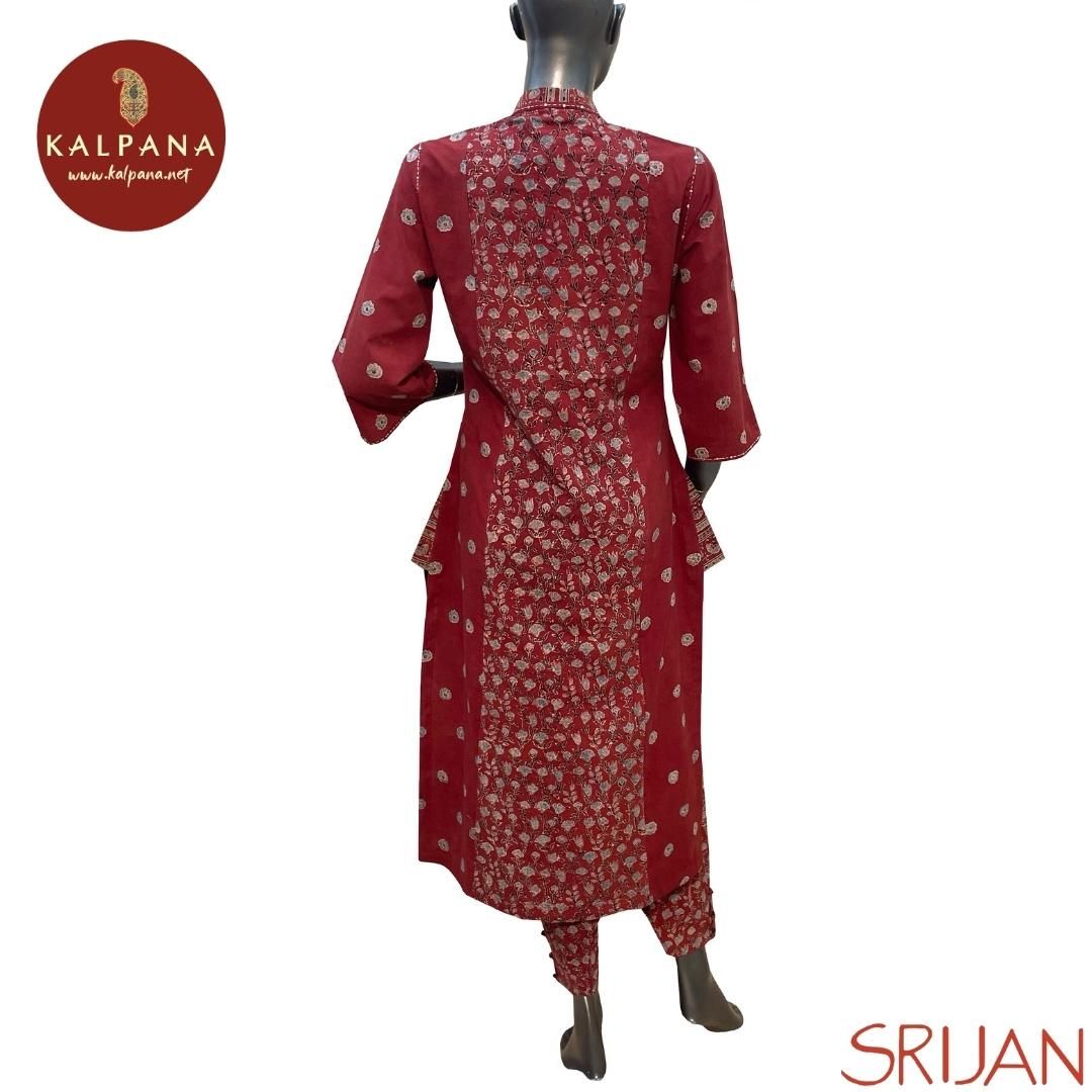 Ajrakh Princess Line Pure Cotton Co-ord Set