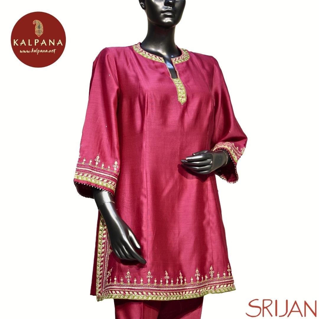Gota Patti Princess Line Pure Chanderi Co-ord Set