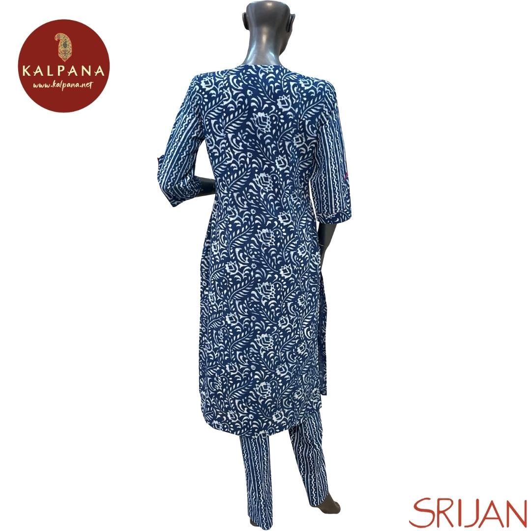 Indigo Princess Line Pure Cotton Co-ord Set